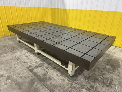 5' X 10' STEEL LAYOUT TABLE: STOCK #22156