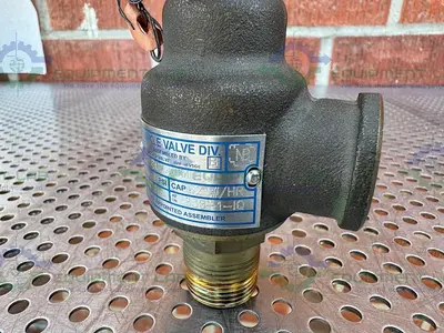 USED KUNKLE VALVE 6010DDM01 SAFETY RELIEF VALVE 3/4" , 180 PSIG