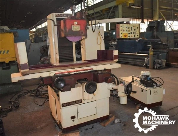 12" X 24" CHEVALIER “FSG-3A1224H” 3-AXIS HIGH-COLUMN AUTOMATIC HORIZONTAL-SPINDLE SURFACE GRINDER w/ELECTRO-MAGNETIC CHUCK - 5" EXTRA-HIGH COLUMN - COOLANT FILTRATION SYSTEM