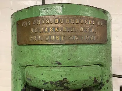 5960-220 Chase Burroughs Co Hydraulic Up-Acting Press, Enerpac Hush Pup Hydraulic Tank/Pump