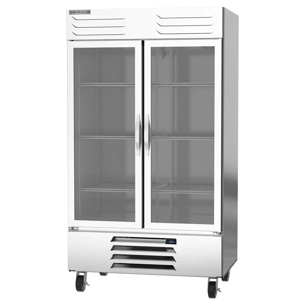 Beverage-Air FB44HC-1G 47" Vist® Two Section Reach In Freezer, (2) Left/right Hinge Glass Doors, 115v