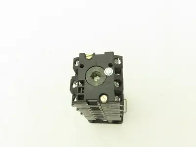 Telemecanique 9003AEQ3819 Rotary Cam Switch Assy 300VAC 12A W KAD1PZ Knob