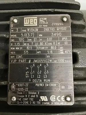USED WEG JM005502W