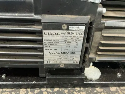 Used 2020 ULVAC GLD137CC Pumps Ohio US | HGR 24 #1290196