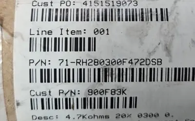 Mouser Electronics 71-RH280300F472DSB Linear Displacement Sensors (BIN435)