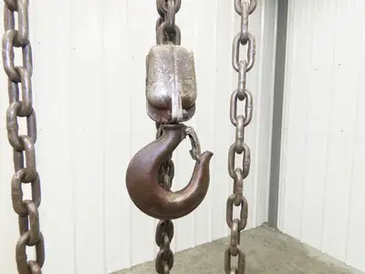 Coffing Superoid 2 Ton 4000Lb Manual Chain Fall Hand Hoist 11' 6" Lift