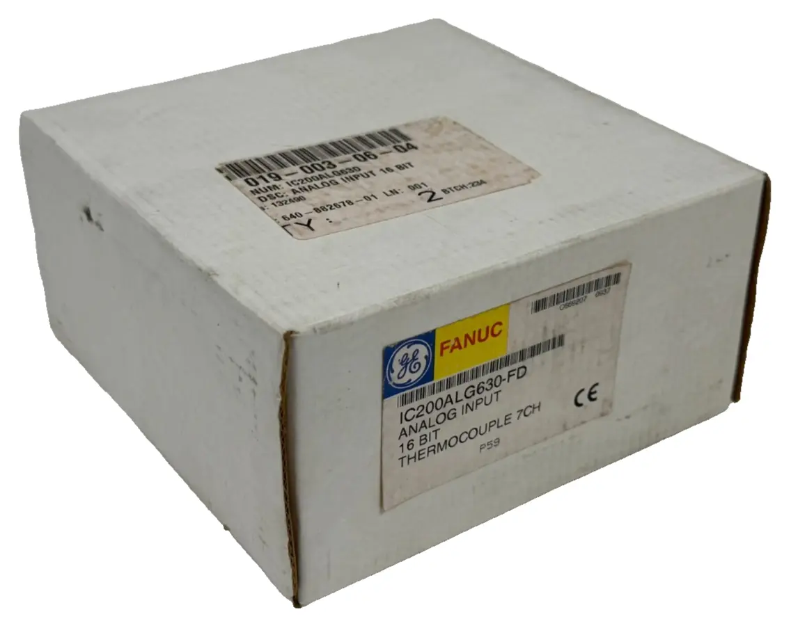 NEW SEALED GE FANUC IC200ALG630-FD THERMOCOUPLE INPUT IC200ALG630