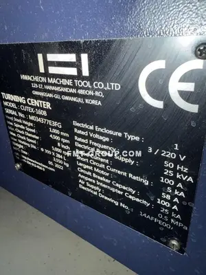 Used 2022 HWACHEON CUTEX 160 B CNC Lathes SK | F.M.T. Group s.r.o. #1245929
