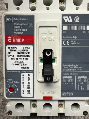 CUTLER HAMMER HMCP015E0C Electrical/PLC/Automation | ESS Industrial Equipment Sales (8)