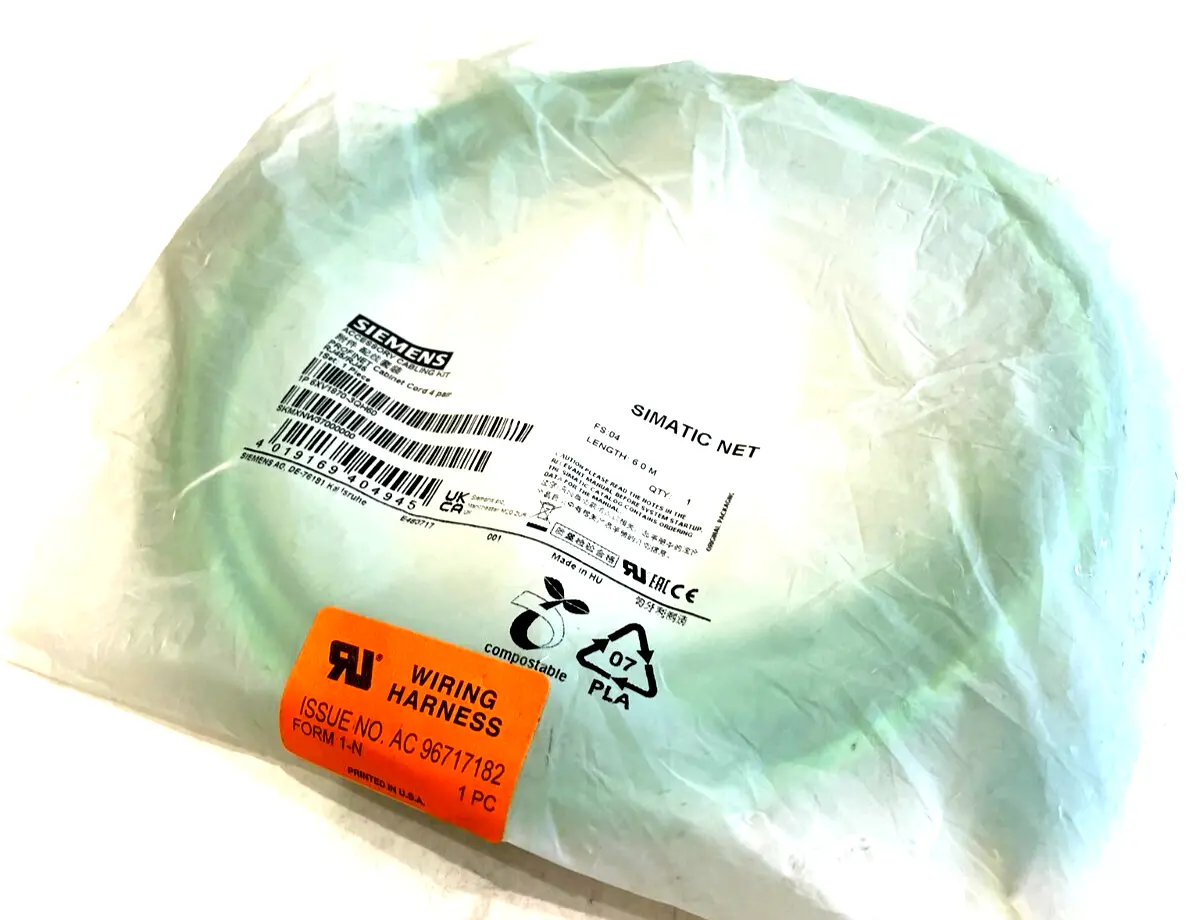 NEW SIEMENS 6XV1870-3QH60 ACCESORY CABLING KIT 6.0M 6XV18703QH60