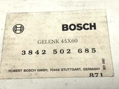 New | in-Stock Bosch Aluminum Joint 45X60 MISSING HARDWARE Misc Fasteners Michigan US | Maverick Industrial Sales #1507309