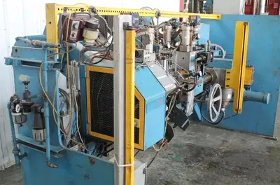 HAUTAU MODEL #CC15M DOUBLE END CHAMFER MACHINE: STOCK #10957