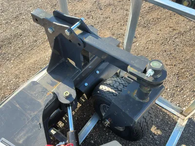 New LandHonor Model PR-12-72W Power Rake Skid Steer Attachment, 72" Working Width, Universal Quick A...
