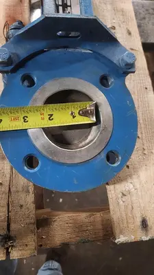 DeZURIK 9131572 Manual Gate Valve Size 2 304 Stainless Stock PF203