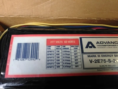 NEW Advance V2E75STP