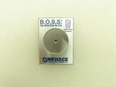 B.O.S.S. Newage HA0158 Calibration Block For Brinell Optical Scanning 3.64MM