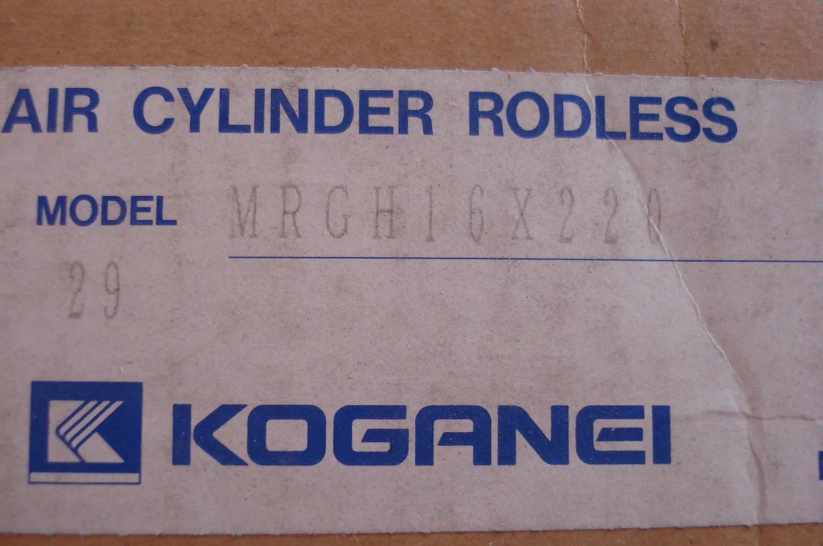 NEW KOGANEI MRGH16X220 AIR CYLINDER