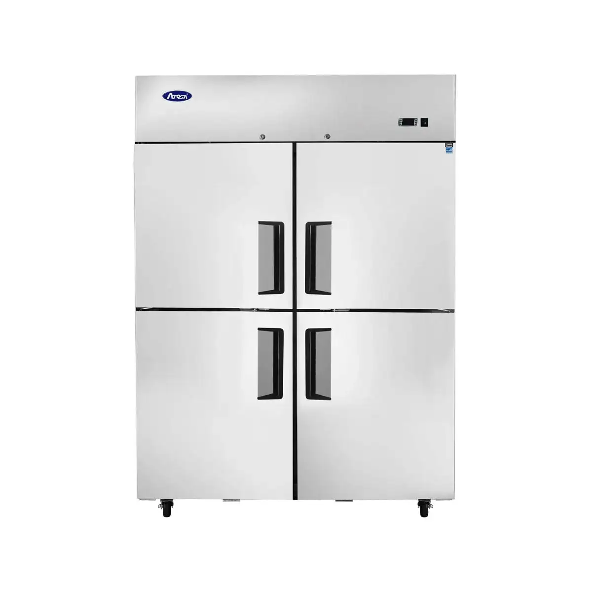 New | in-Stock Atosa New Atosa MBF8008GR Top Mount 2-Section Divided Door Reach-In Freezer Freezers Illinois US | Falcon Restaurant Supply #1375471
