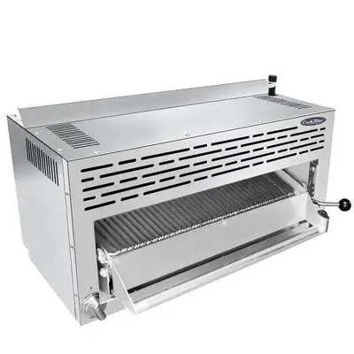 New | in-Stock Atosa New Atosa ATSB-36 36'' Gas Salamander Broiler with 35,000 BTU (Range Mounting Kit Included) Salamanders & Cheese Melters Illinois US | Falcon Restaurant Supply #1375249