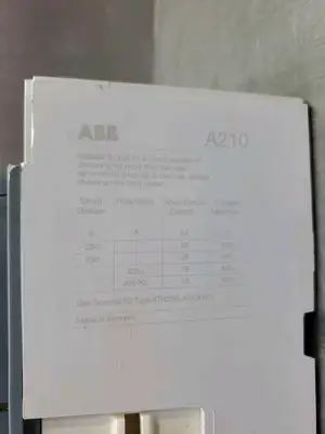 ABB A210-30 3-Phase 200HP Contactor w/CAL18-11 Relay. 1D-23