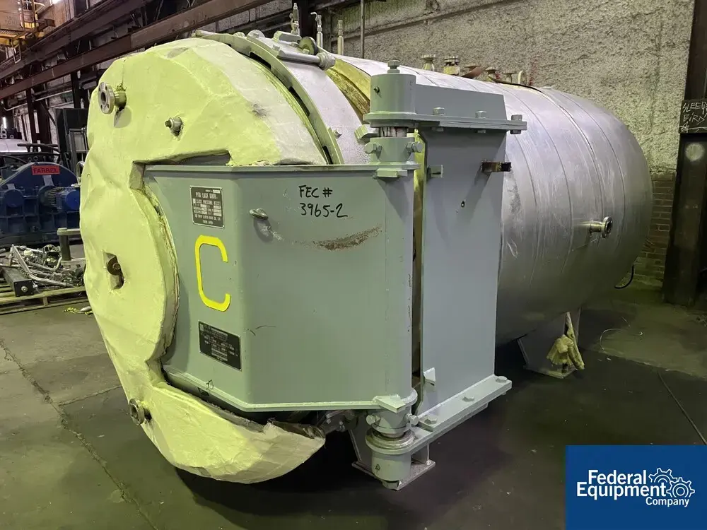 USED Tokyo Clutch Door Co. 1,650 MM Tokyo Clutch Door Co Horizontal Autoclave, C/S, 107/107#