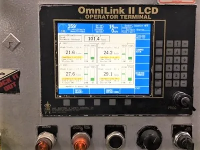 USED 1985 KOMATSU PRESSES KOMATSU E2P-400 PRESS