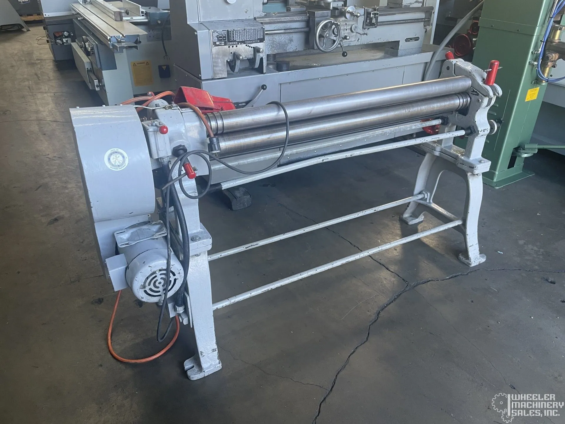 Milton 416 16 ga. x 50" Powered Slip Roll #8011 #1