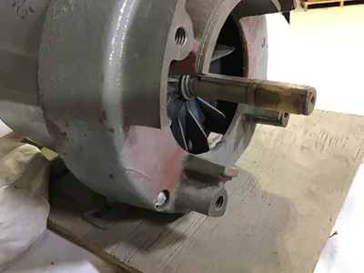 U.S. Electrical Motors 62.12505.881 1/2HP Dual Shaft Electric Motor 1745RPM 3PH
