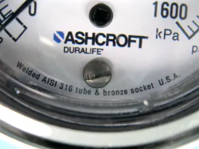 NEW Ashcroft 25-1009-AW-02B-1600KP/#