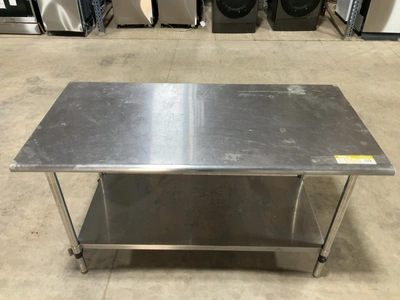 Used SAUBER SELECT PA8360 STAINLESS STEEL COMMERCIAL WORK TABLE 60” Food Prep Tables Michigan US | Miedema Asset Management Group #1580088