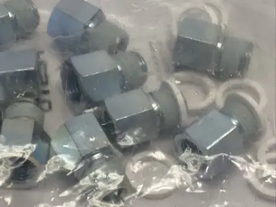 AD-1/4NPT-G1/4-I, 9625 | Festo AD-1/4NPT-G1/4-I Pneumatic Adapter Male/Female 1/4" NPT LOT OF 10 9625 - New