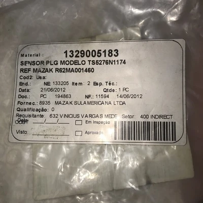 **NEW TS5276N1774 TAMAGAWA ENCODER SENSOR PLG MODELO MAZAK R62MAOO1460#