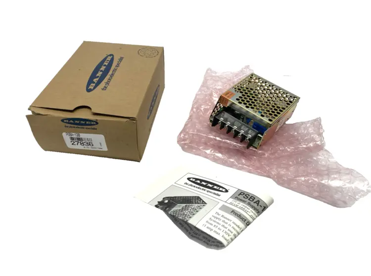 New | in-Stock Banner R15U-15,PSBA-120,27836 AC/DC Power Supplies Michigan US | Maverick Industrial Sales #1398266