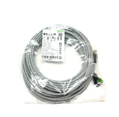NEW MURRELEKTRONIK CORDSET M12 MALE 0° / M12 FEMALE 90° A-COD.