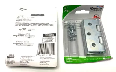 New | in-Stock NATIONAL HARDWARE DOOR HINGES Flooring, Windows, and Doors Michigan US | Maverick Industrial Sales #1123189