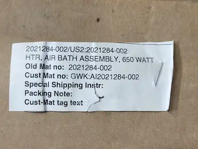 Used SIEMENS GWK:AI2021284-002 HVAC Parts and Equipment British Columbia CA | Lenmark #1426230