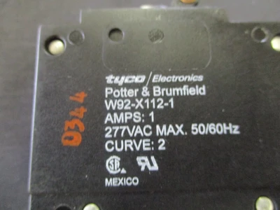 NEW Tyco Electronics (Potter & Brumfield) W92-X112-1