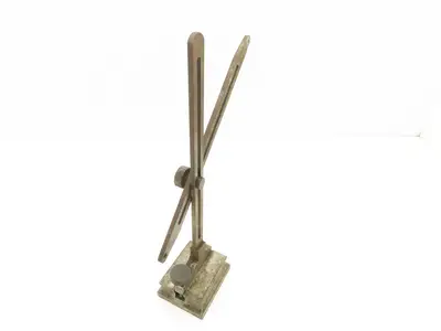 Fowler 12" Indicator Gage Transfer Stand Steel Base 52-620-717-0
