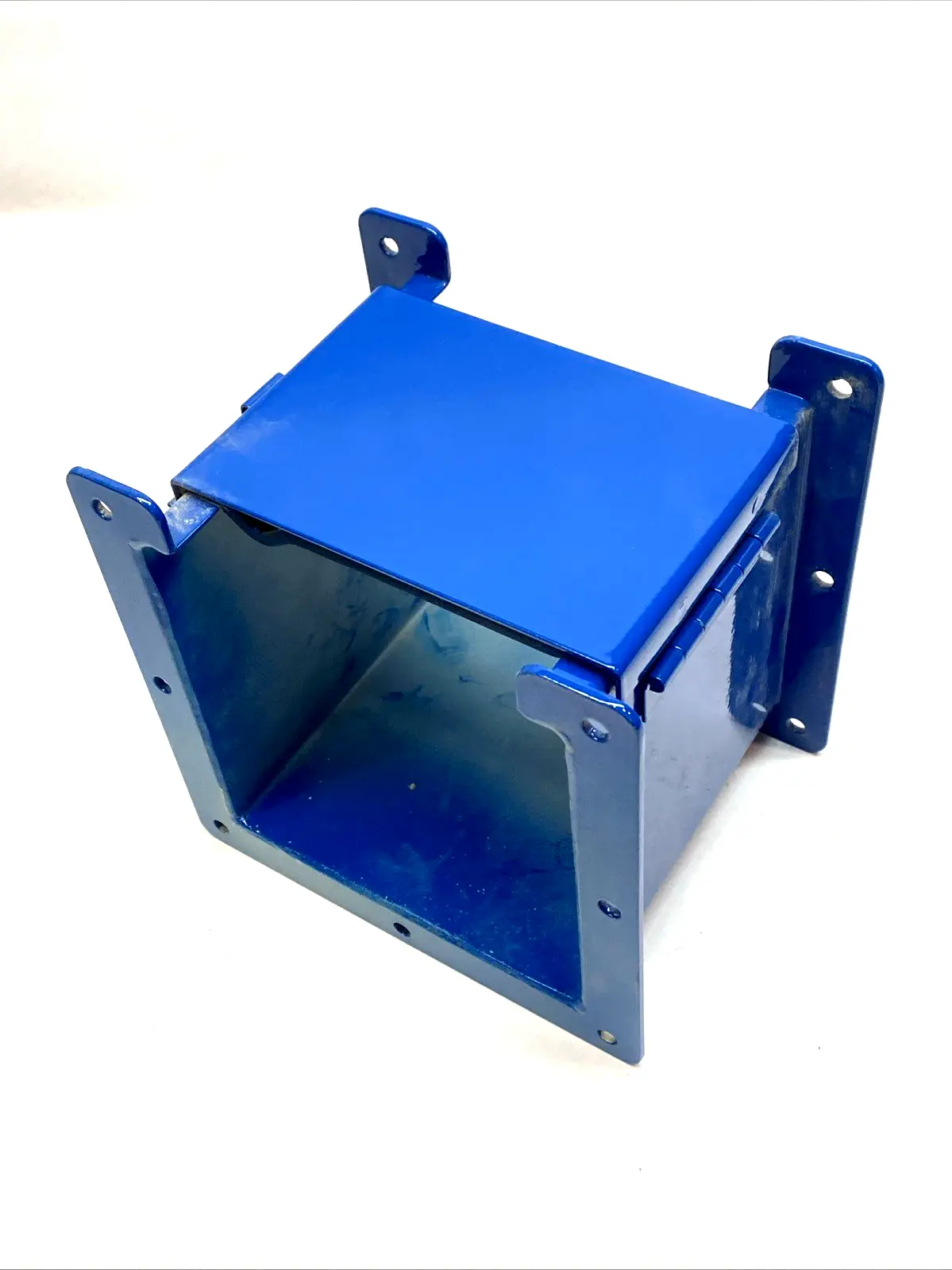 USED HOFFMAN LAY-IN WIREWAY 6"X6"X6" TYPE 12 HINGED COVER STEEL
