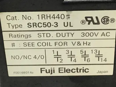 USED FUJI ELECTRIC SRC50-3/UL 1RH440