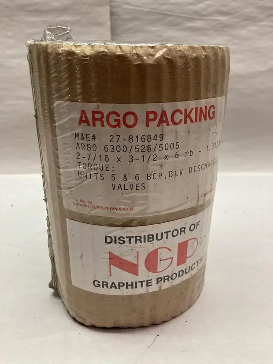 New | in-Stock ARGO 27-816849 Pump & Valve Parts Ohio US | Surplus Asset Holdings #1240675