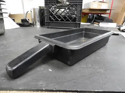 Used Clipper Used Clipper Corporation - 7016 - Dual-Handled Pass Through Hot Food Pan Black Steam Pans Illinois US | Falcon Restaurant Supply #1376611