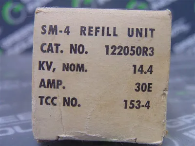 S&C 122050R3 SM-4 Power Fuse Refill Unit 14.4 kV 30E Amps New NIB