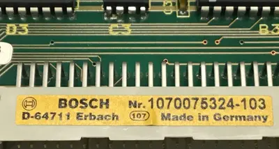 Used BOSCH 075325-1017 Circuit Boards Michigan US | Ideal Machinery #1285161