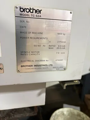 2000 BROTHER TC-S2A-O Drilling & Tapping Centers | Ditter Industries Inc. (4)