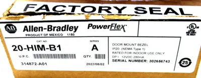 ALLEN BRADLEY 20-HIM-B1 POWERFLEX SERIES A 20HIMB1 NEW, SURPLUS