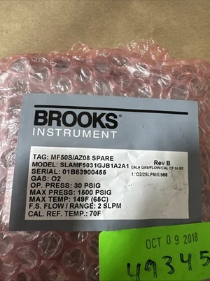 NEW Brooks Instrument SLAMF5031GJB1A2A1