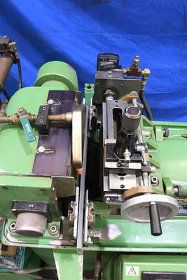 GLEBAR MODEL TF-9DHD  "MADE IN USA" CENTERLESS GRINDER
 PROGRAMMABLE BY TOUCHSCREEN CONTROL,
    AUTO INFEED & THRUFEED