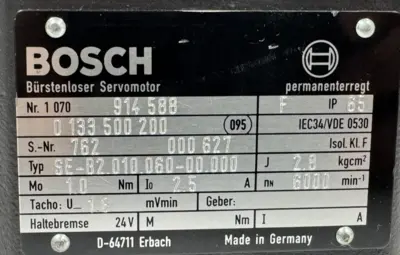 NEW BOSCH 1-070-914-588 0-133-500-200