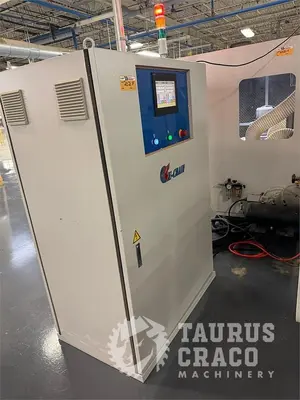 Used 2019 E-CHAIN ECT-48S ANGULAR DOUBLE END-TENONER LINE Woodworking Tenoners Ontario CA | Taurus Craco Machinery Inc #1314188